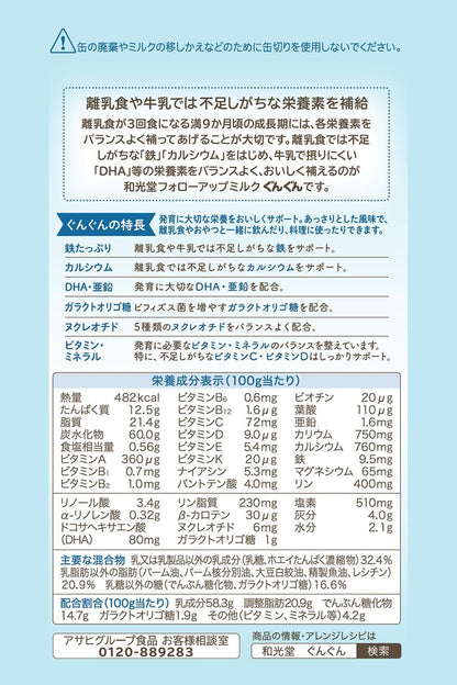日本製 WAKODO|和光堂 ぐんぐん 幼兒成長配方奶粉